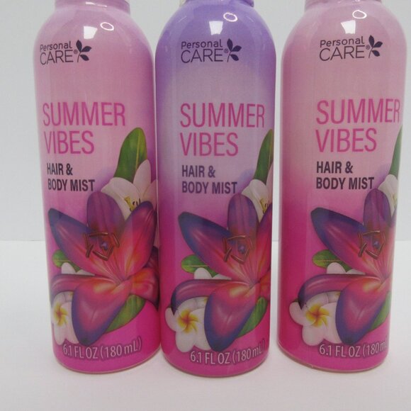 ( Lot 3) Personal.Care Summer Vibes Hair & Body Mist 6.1 Oz (180mL) Each - Picture 4 of 4